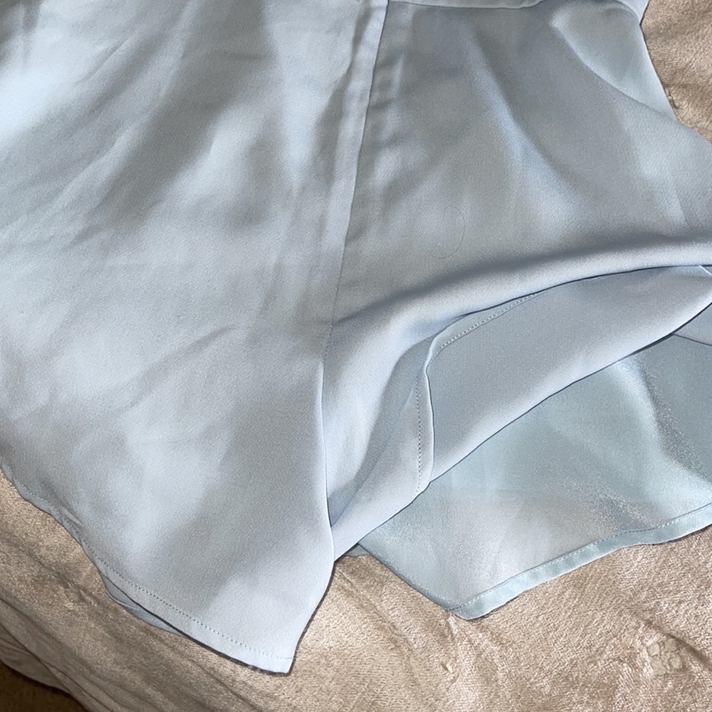 Pale Blue Mini Romper Size Small - Picture 8 of 9